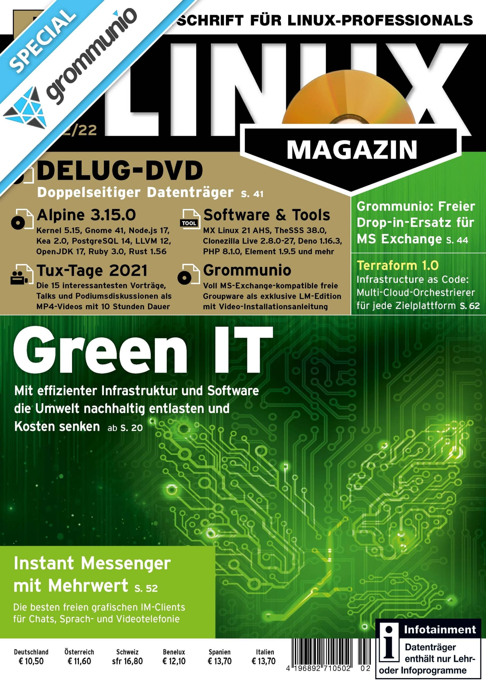 Linux-Magazin 02/22 cover