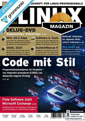 Linux-Magazin 04/22 - cover