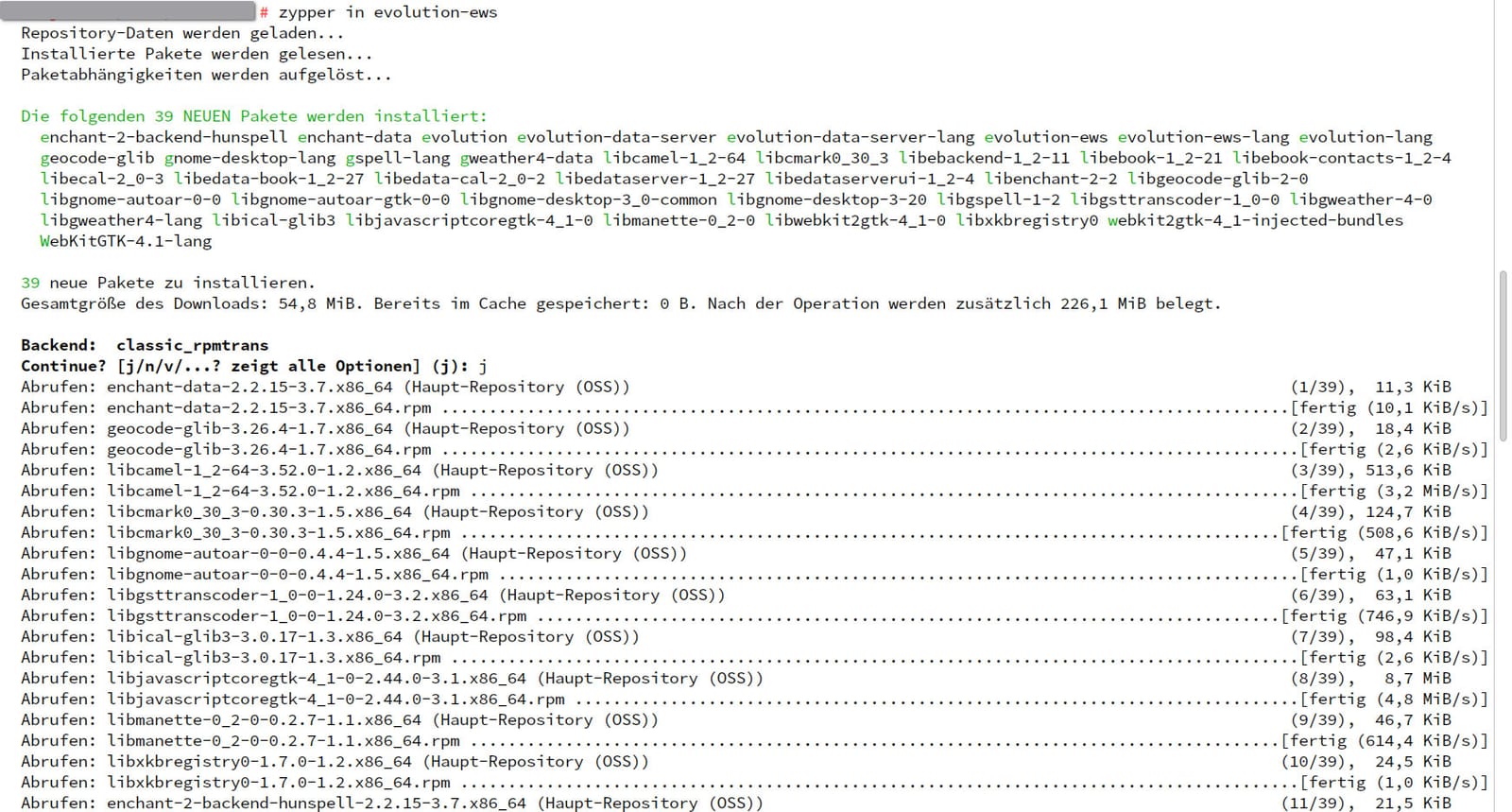 grommunio Exchange Web Services: Installation Evolution EWS